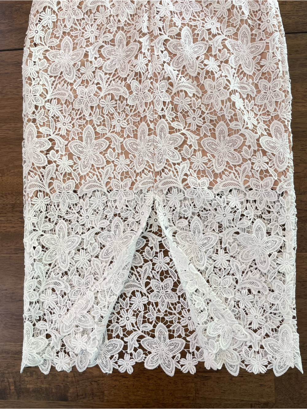 Jill Stuart Sleeveless White Floral Lace Sheath Dress size 8 - Picture 5 of 8